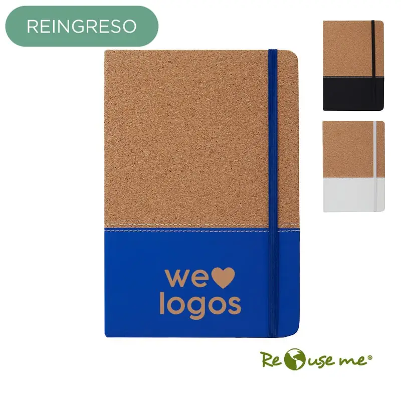 Cuaderno tapa corcho