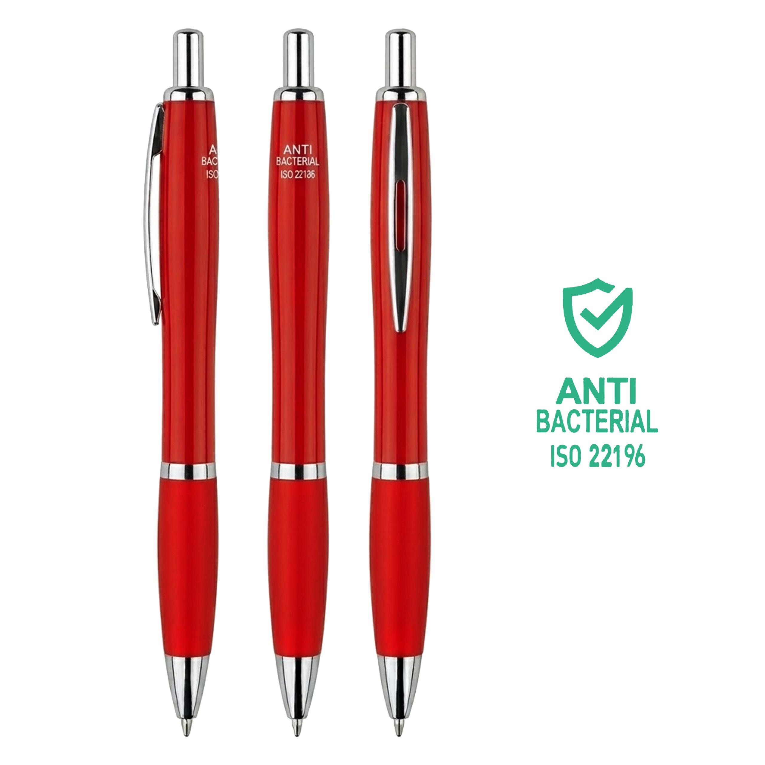 Bolígrafo Plástico Anti Bacterial.