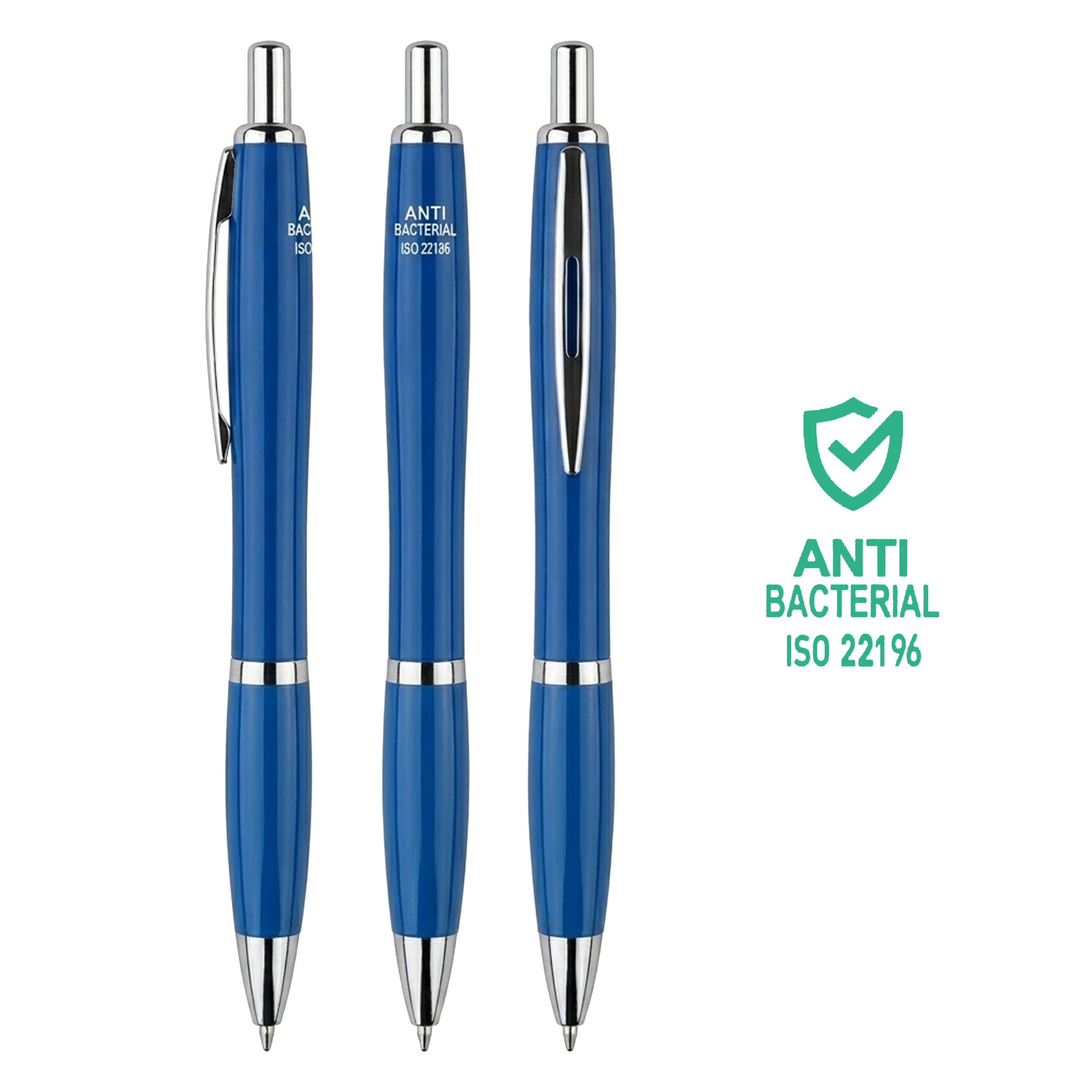 Bolígrafo Plástico Anti Bacterial.